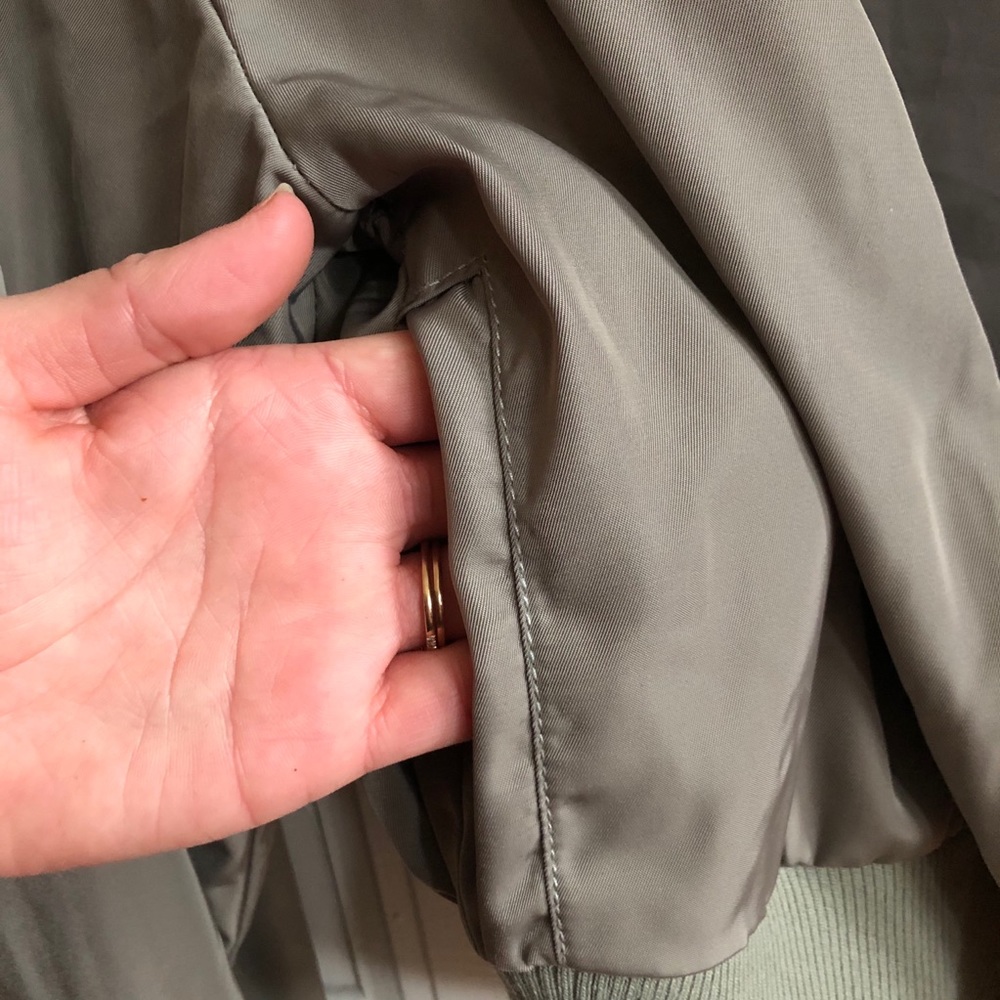 Ashley By 26 International Green Bomber Jacket - Picture 7 of 8